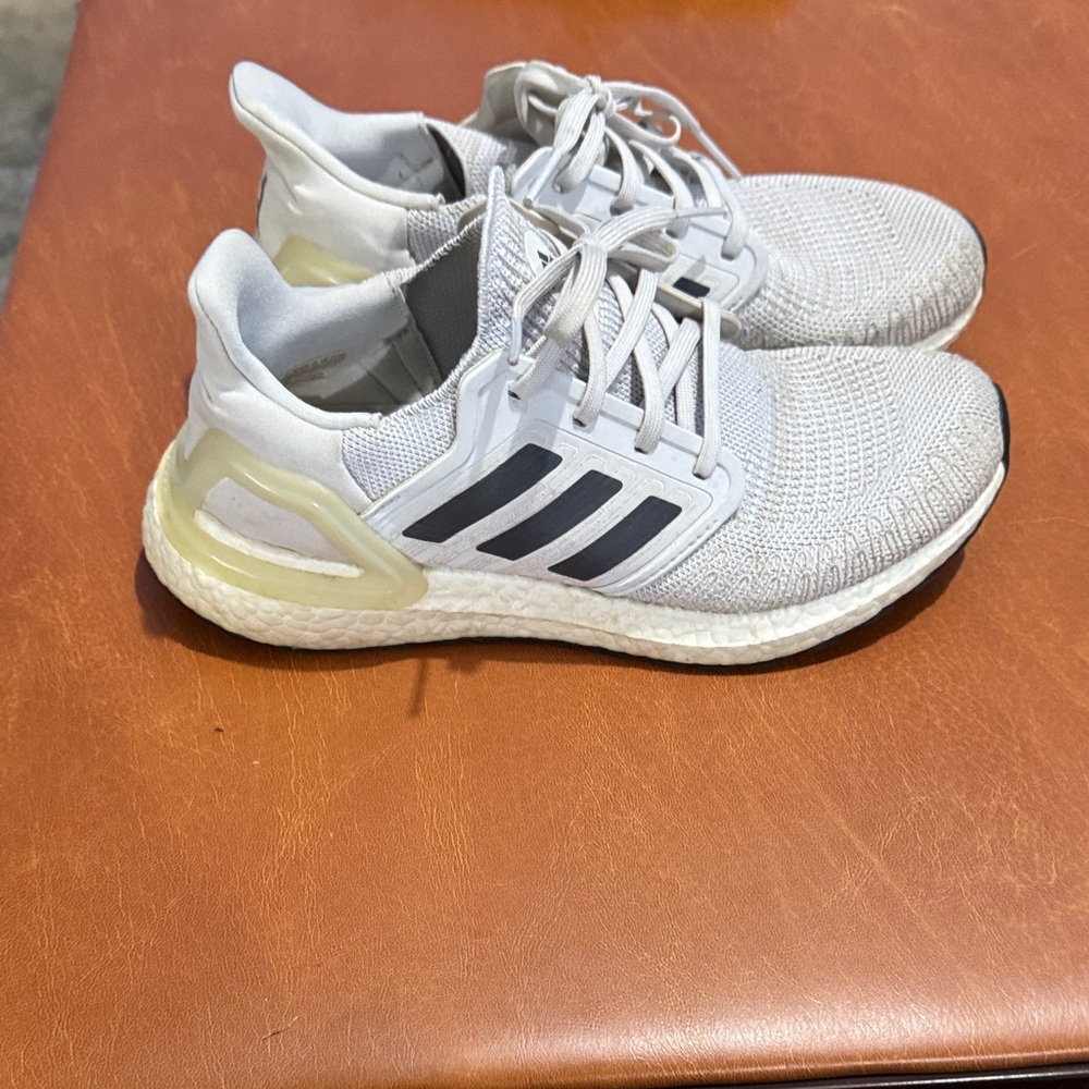 Adidas White and Black Running Shoes ultraboost